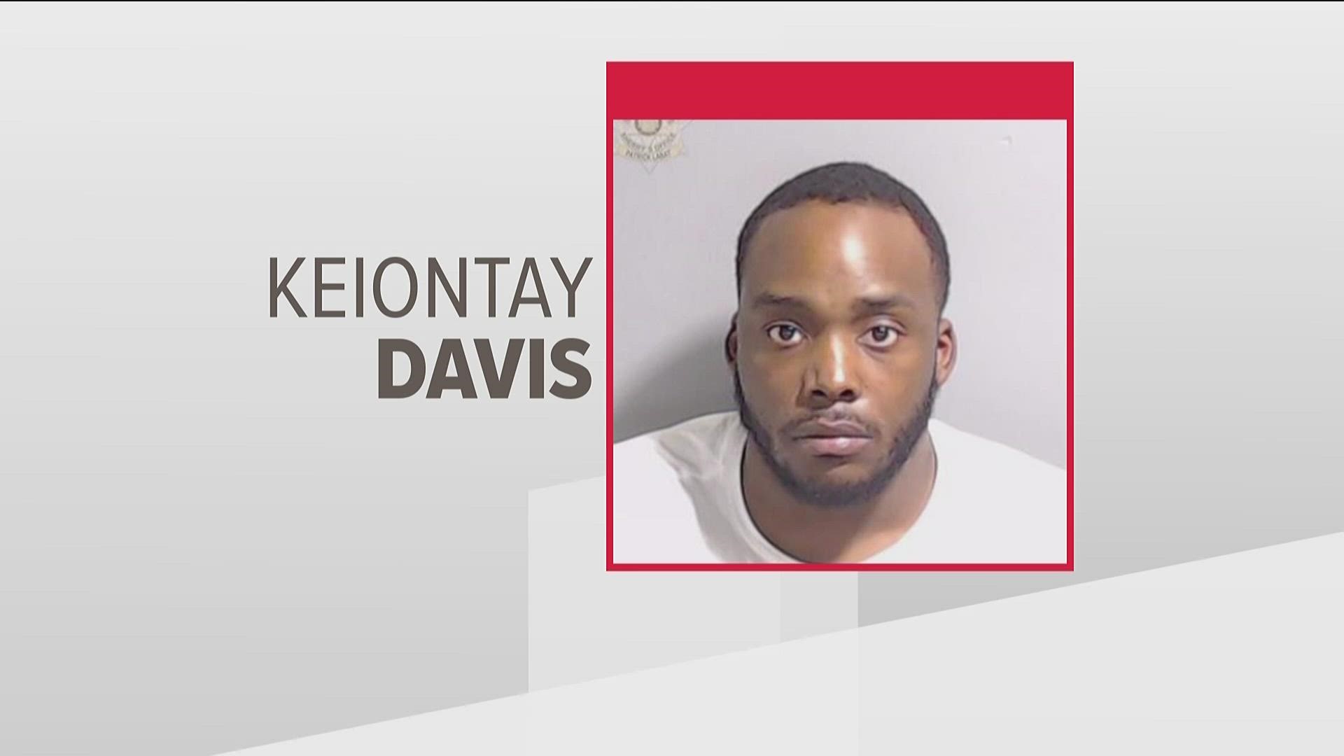 Keiontay Davis was arrested for aggravated assault and murder, according to Atlanta Police.