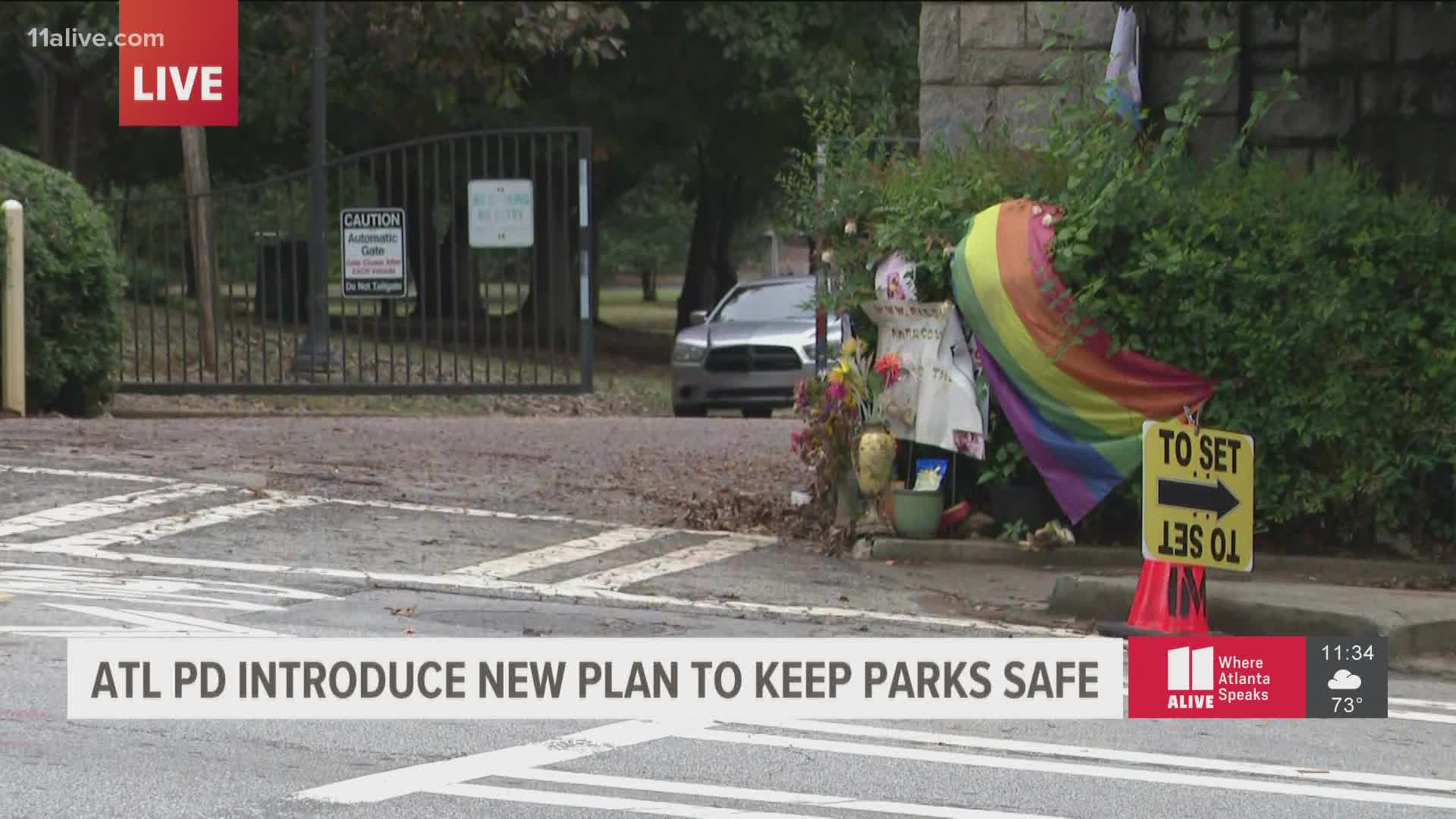 Part of the reason there has been so much focus on crime in parks is because of the killing of Katie Janness at Piedmont Park this summer.
