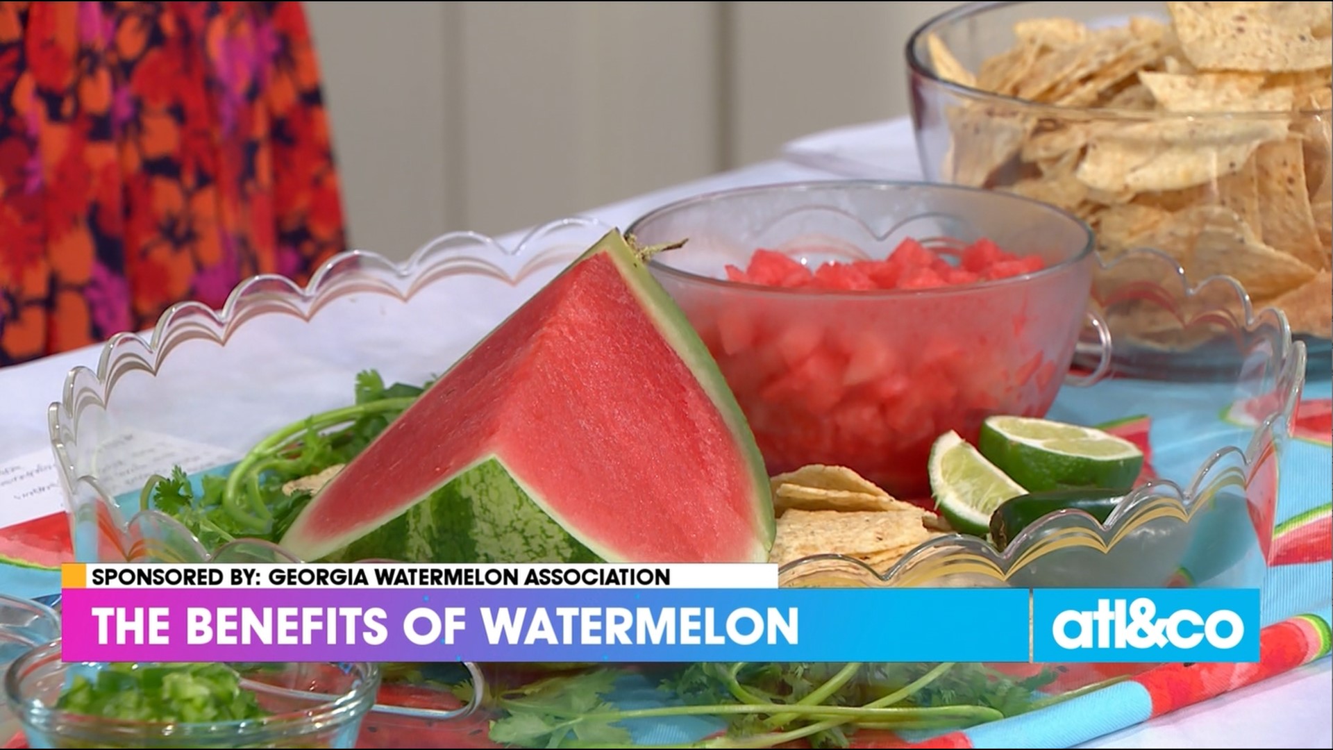 The Georgia Watermelon Queen shares the health benefits of the summer fruit and a sweet recipe.