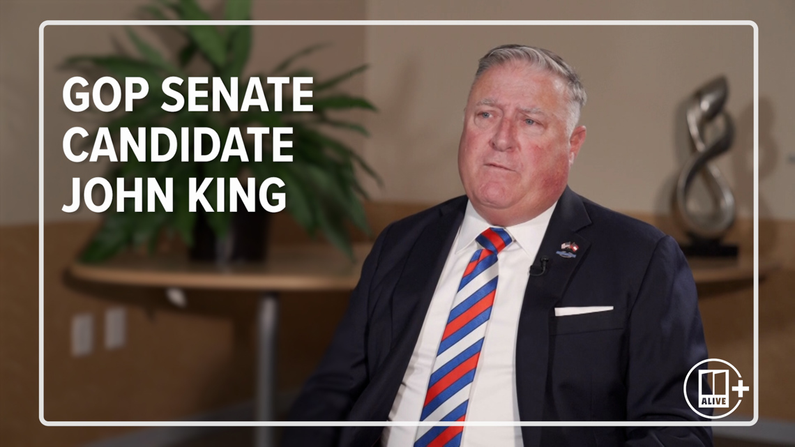 John King seeks GOP nomination for U.S. Senate | Full interview