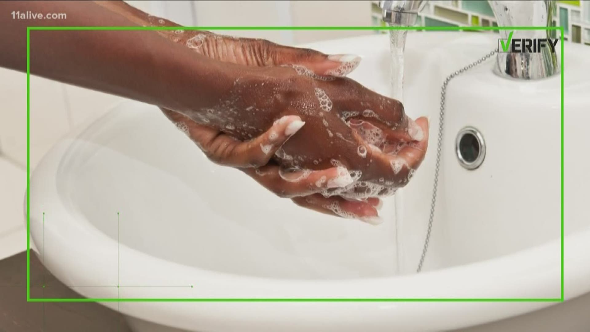 11Alive's Liza Lucas says if you wash your hands the right way...you're bound to have cleaner hands. But, can you get rid of all germ. Here's the answer.