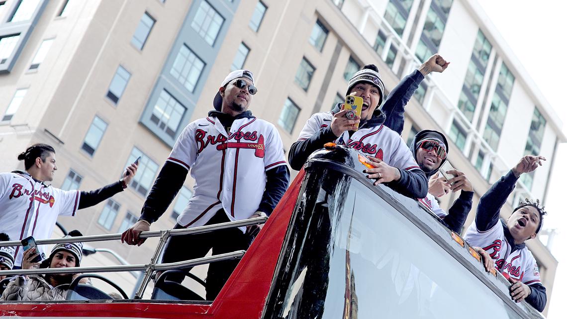 Photos: Scenes from the Atlanta Braves World Series victory parade