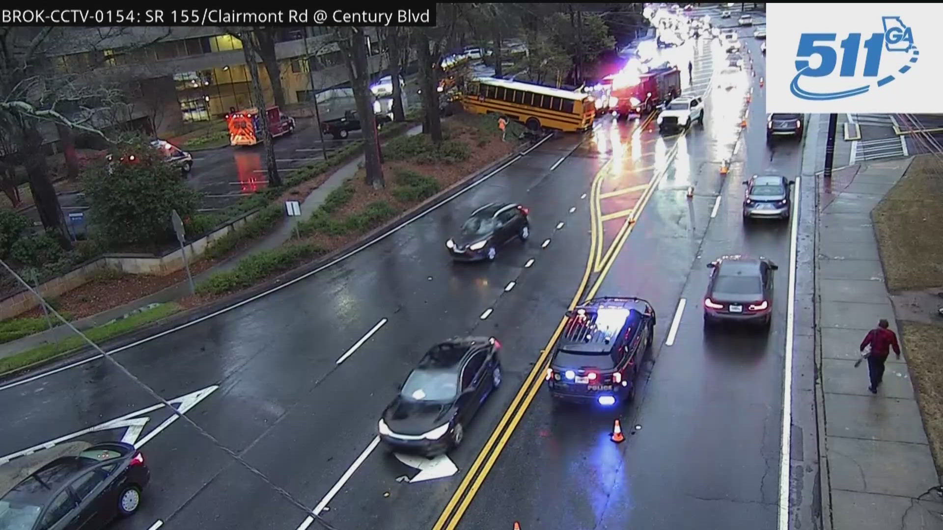 1 student, driver taken to hospital after school bus crash in ...