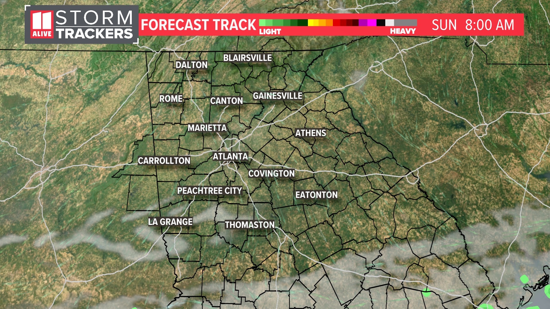 Strong storms possible this weekend | Timeline | 11alive.com