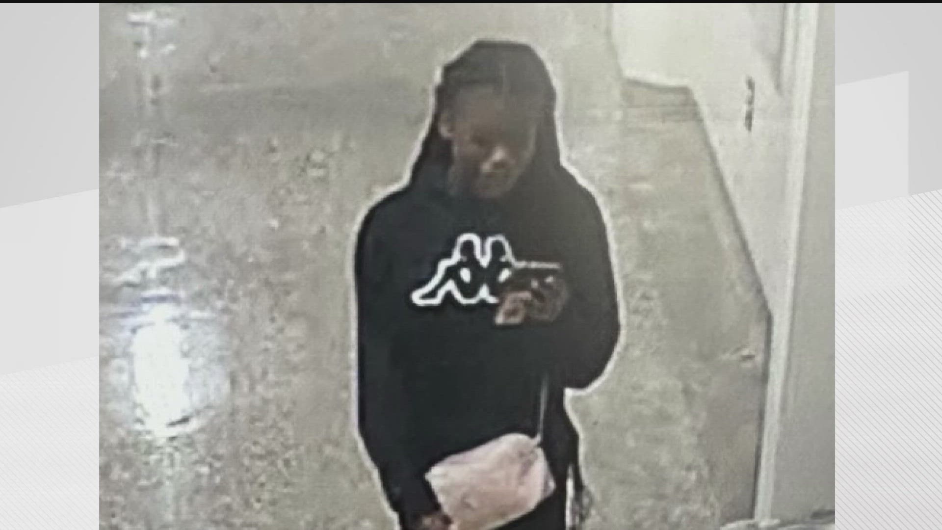 Adijah Little was spotted walking out of David T. Howard Middle School just before 1 p.m. on the school's security cameras.