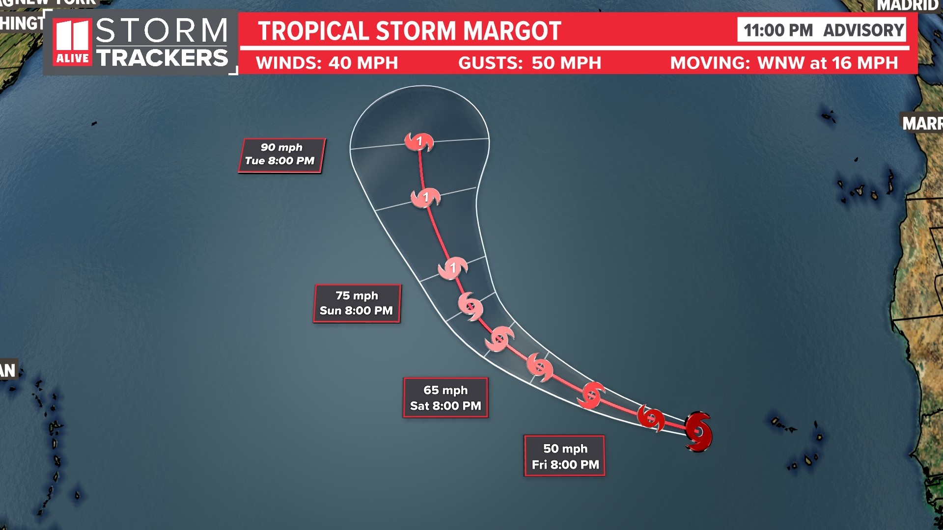 Hurricane Lee upgraded to category 5 storm