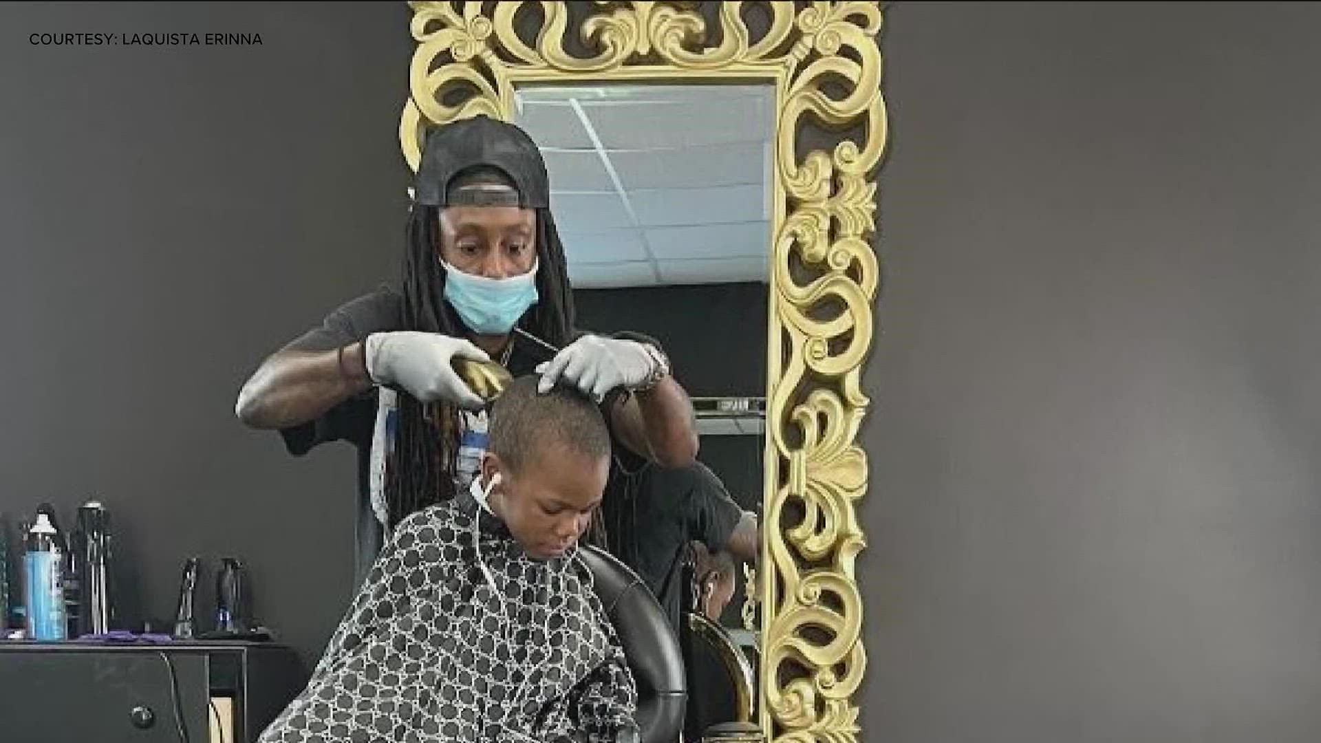 Georgia barber cuts hair for little boy with autism 