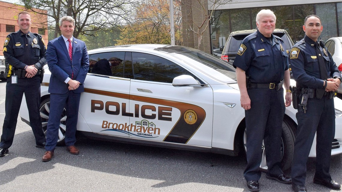 Tesla police cruiser? Brookhaven testing one now