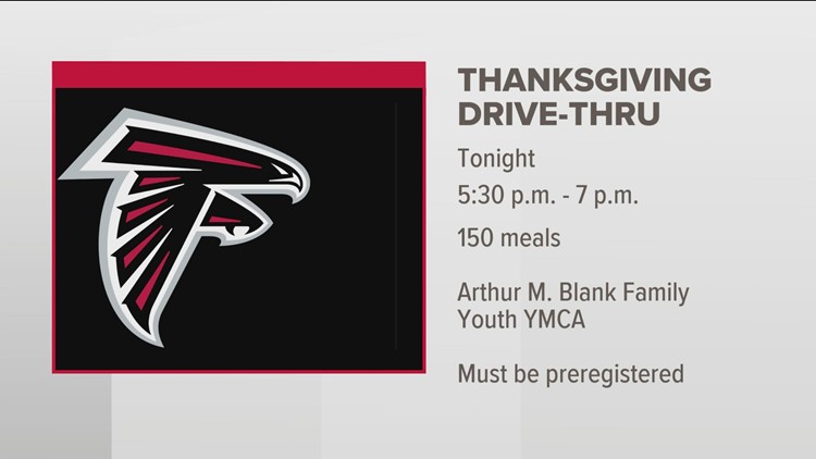 Falcons cornerback Casey Hayward Jr. works with Arthur M. Blank Foundation for Thanksgiving event