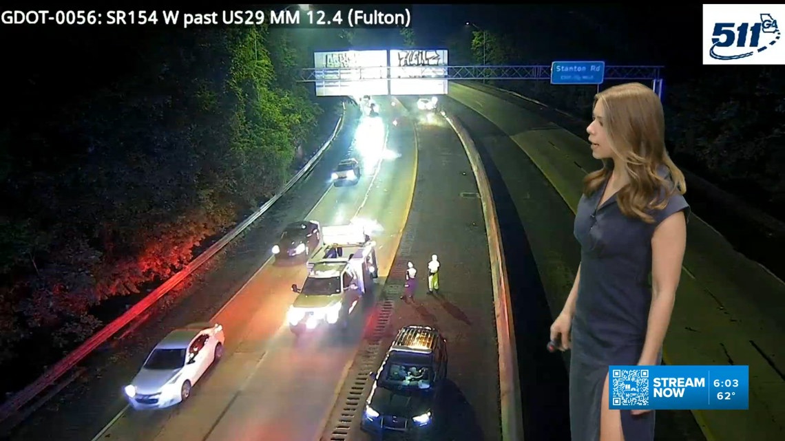 Lanes reopen after 'hazardous material' spill on I-75 South in Cobb ...