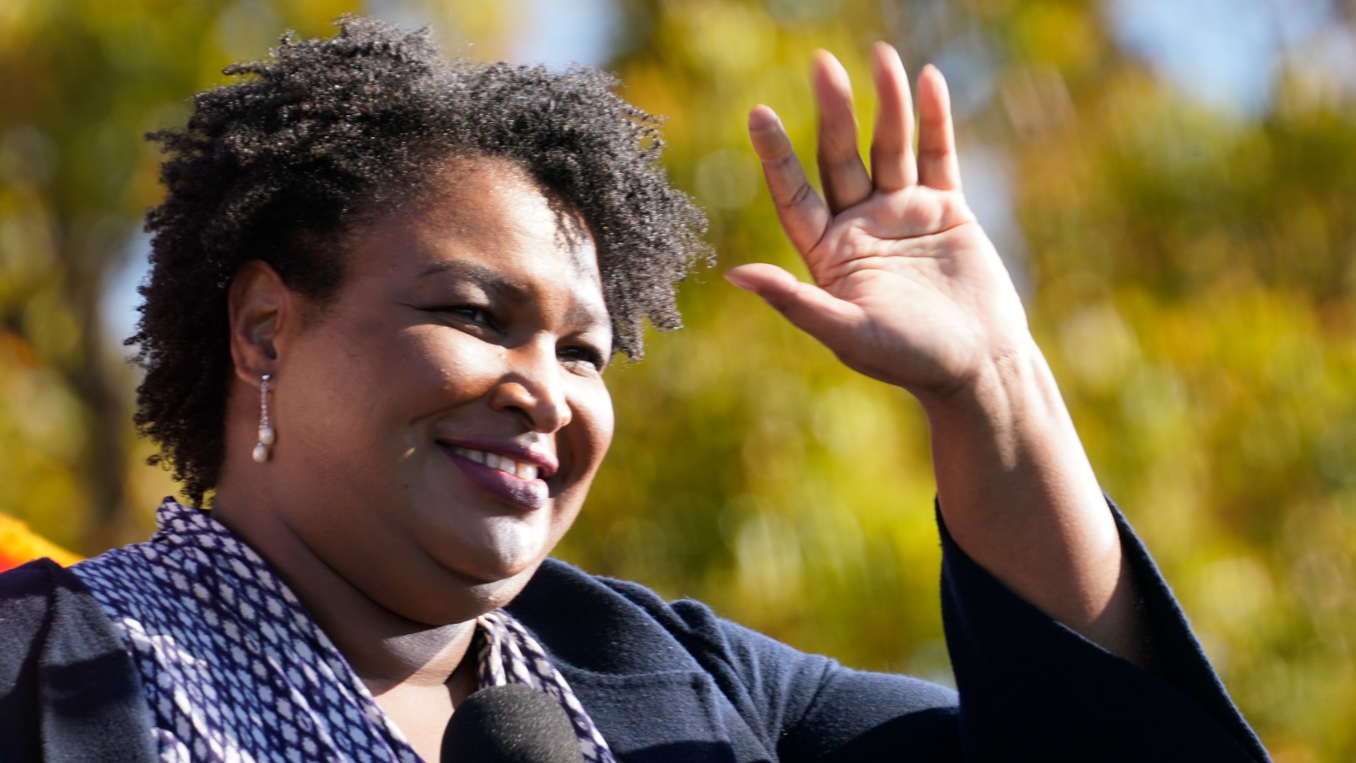 Democrat and governor hopeful Stacey Abrams gave her economic plan Tuesday night in front of business owners at the Atlantucky Brewery in Atlanta.