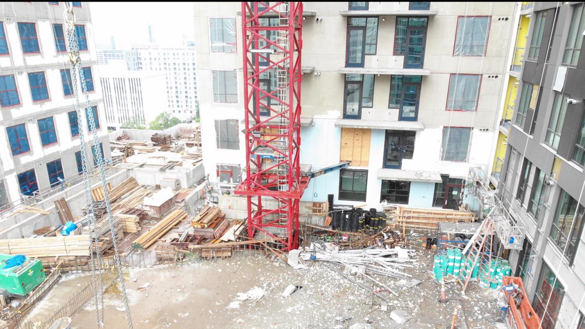 Evacuation order lifted Midtown Atlanta crane collapse