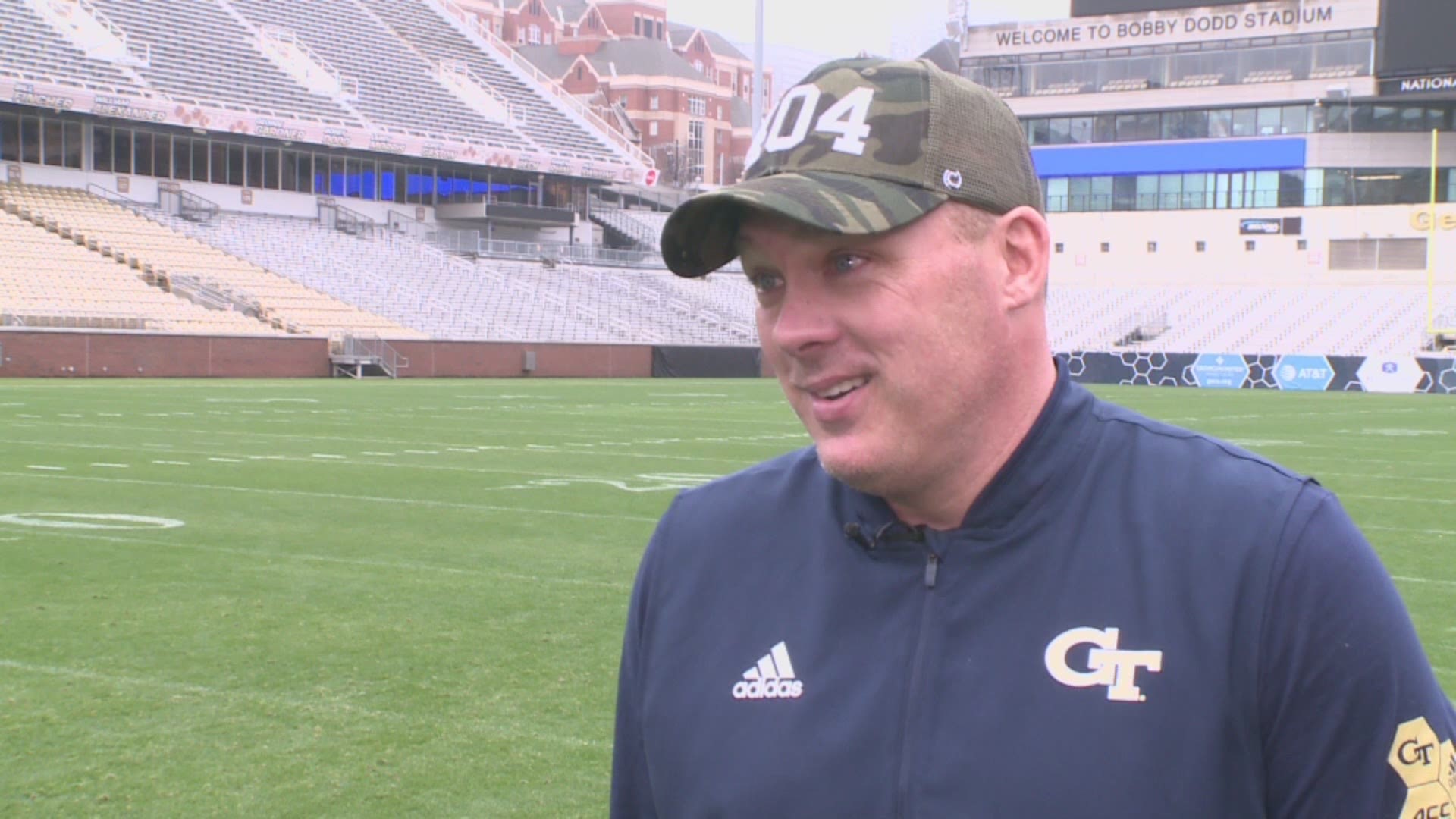 Georgia Tech's Geoff Collins was a 'one-man show' during his first month on the job ... and not by his choosing. But everything worked out OK in the end.