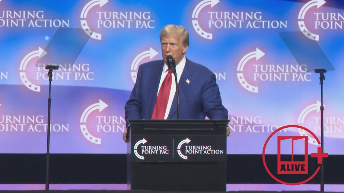 Trump talks immigration, Laken Riley's death at County rally