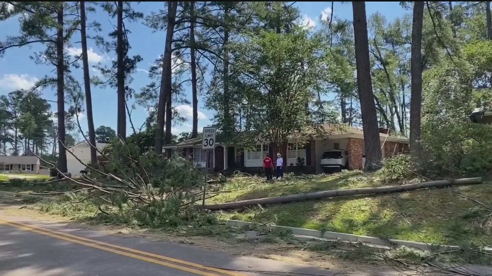 The former president will join Gov. Brian Kemp for a briefing in Evans on the devastation left behind by Helene.