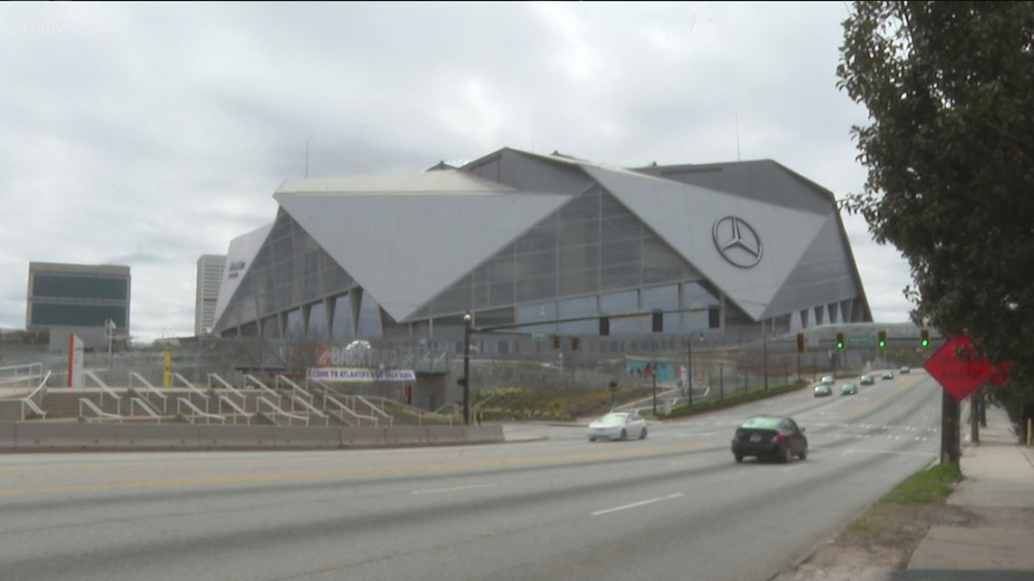 Shooting near MercedesBenz Stadium in Atlanta
