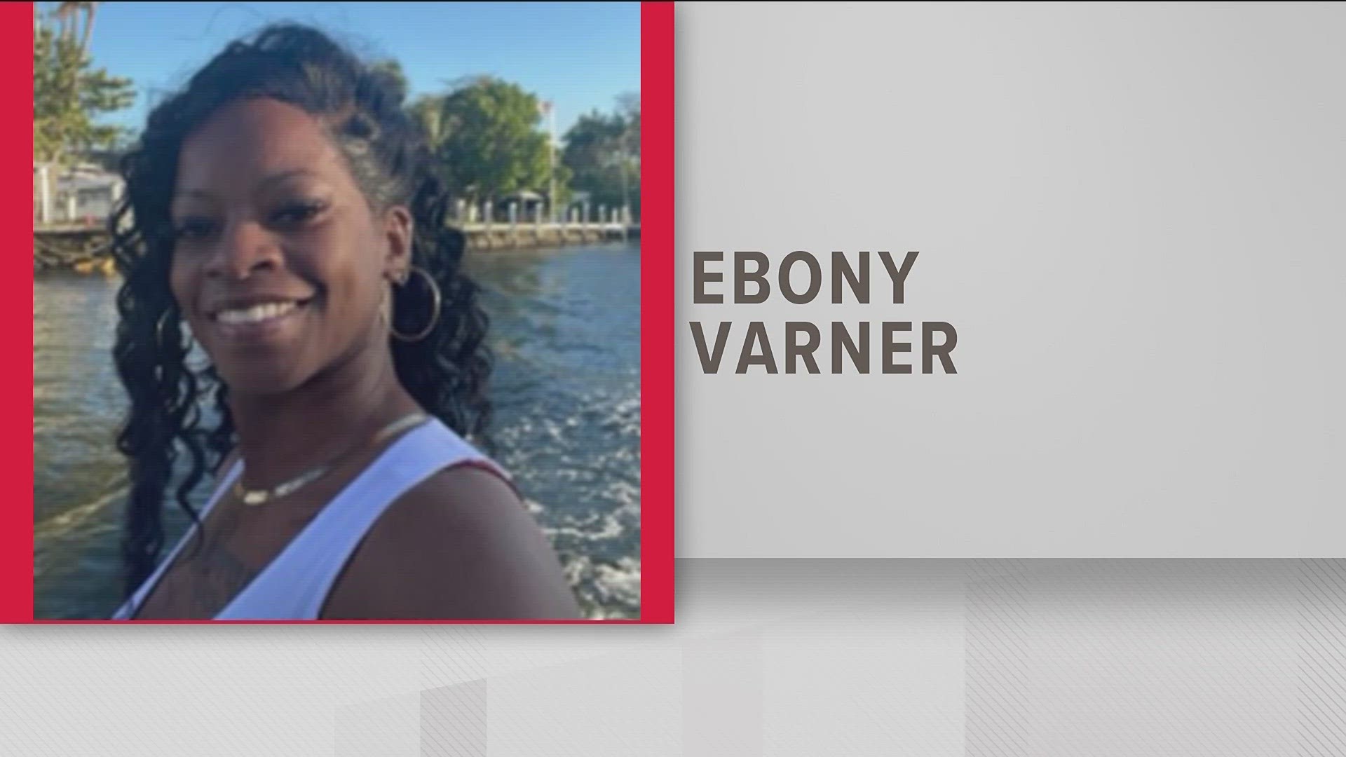 According to the GBI, Ebony Varner was last seen around 9:20 a.m. on Saturday in the area of Peachtree Industrial Boulevard and I-285.