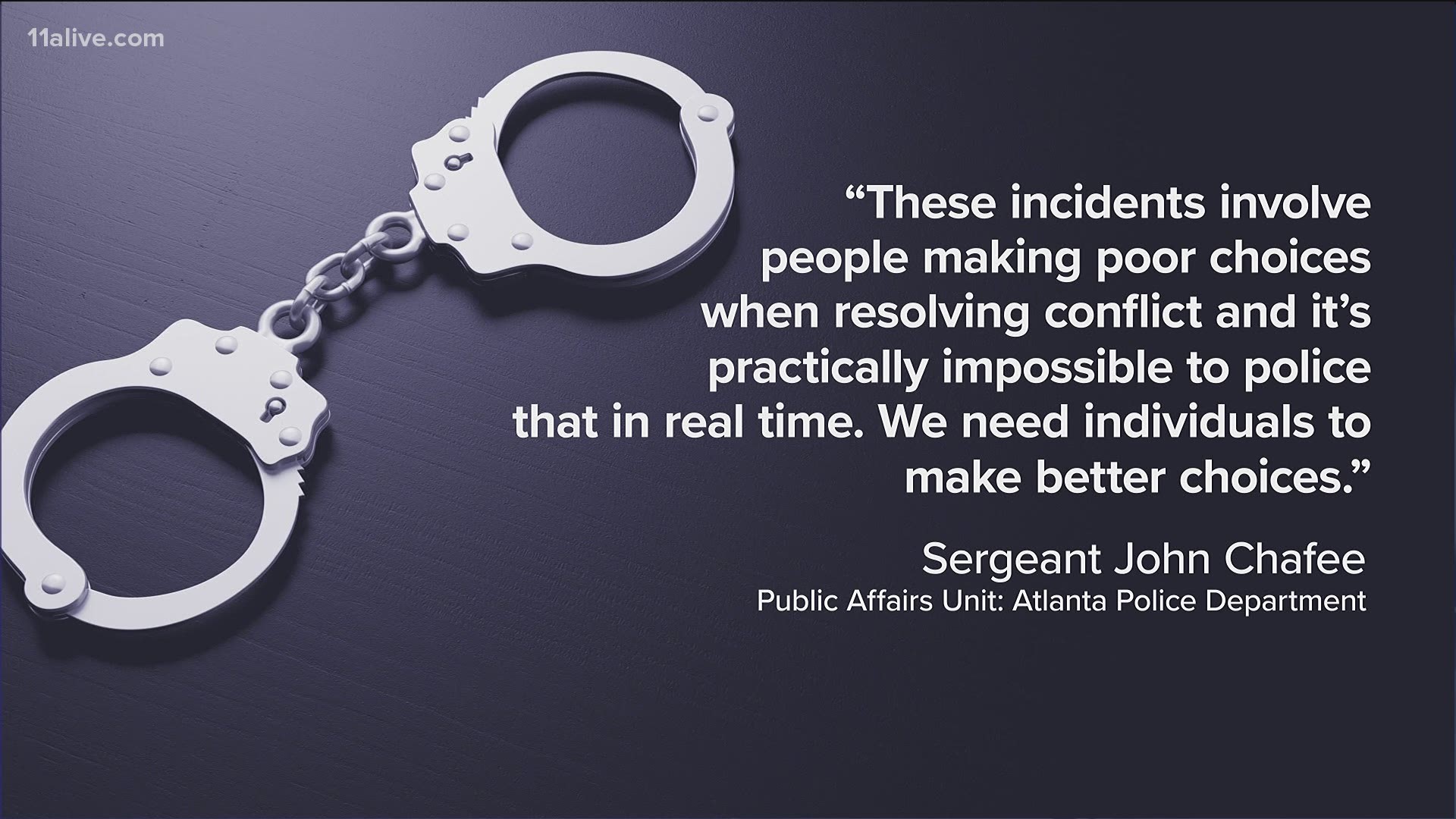 The violent weekend in Atlanta left 12 people hurt and one person dead.