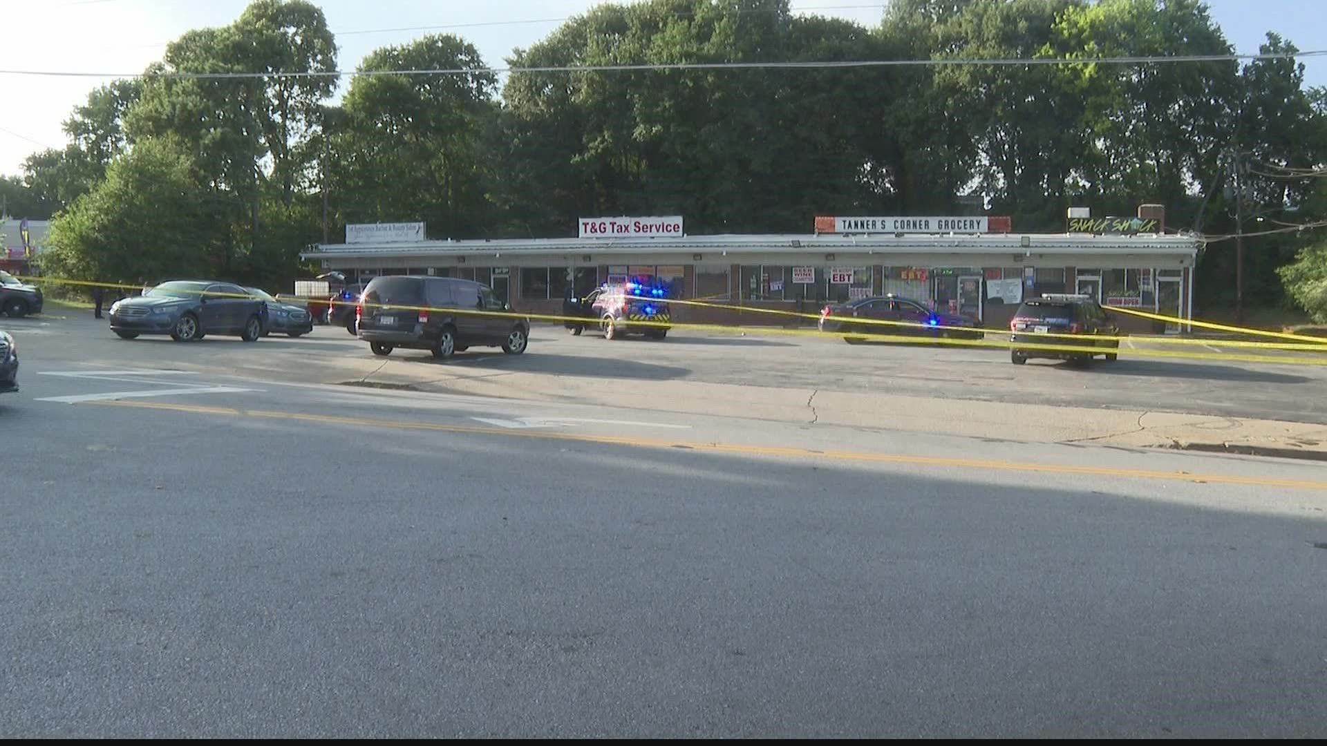 Investigators determined that the shooting took place along McDonough Boulevard near Tanner's Corner Grocery, The Original Snack Shack and several other businesses.