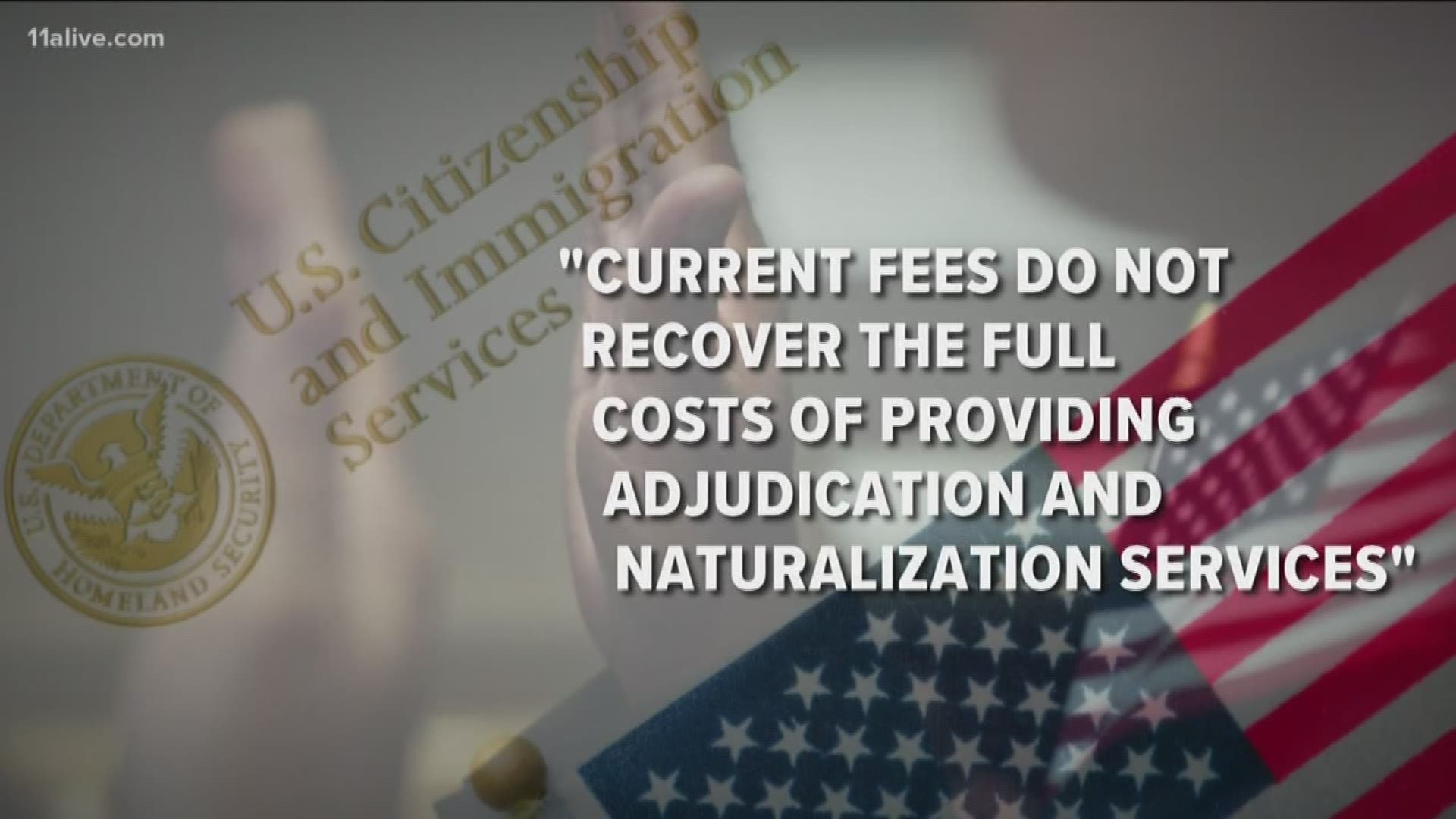 The proposed change could cost anyone applying for citizenship an additional hundreds dollars.