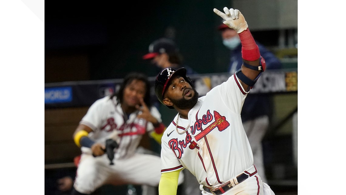 Braves' Marcell Ozuna busts out of slump with two-homer night