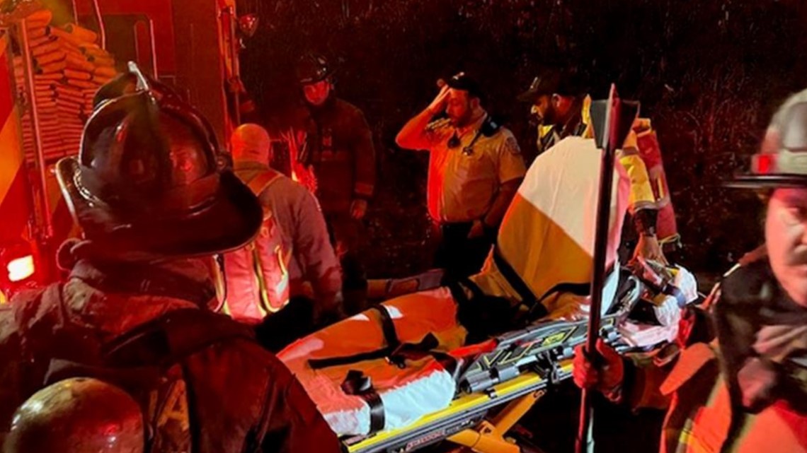 Atlanta house fire Hunter Hills Firefighter injured