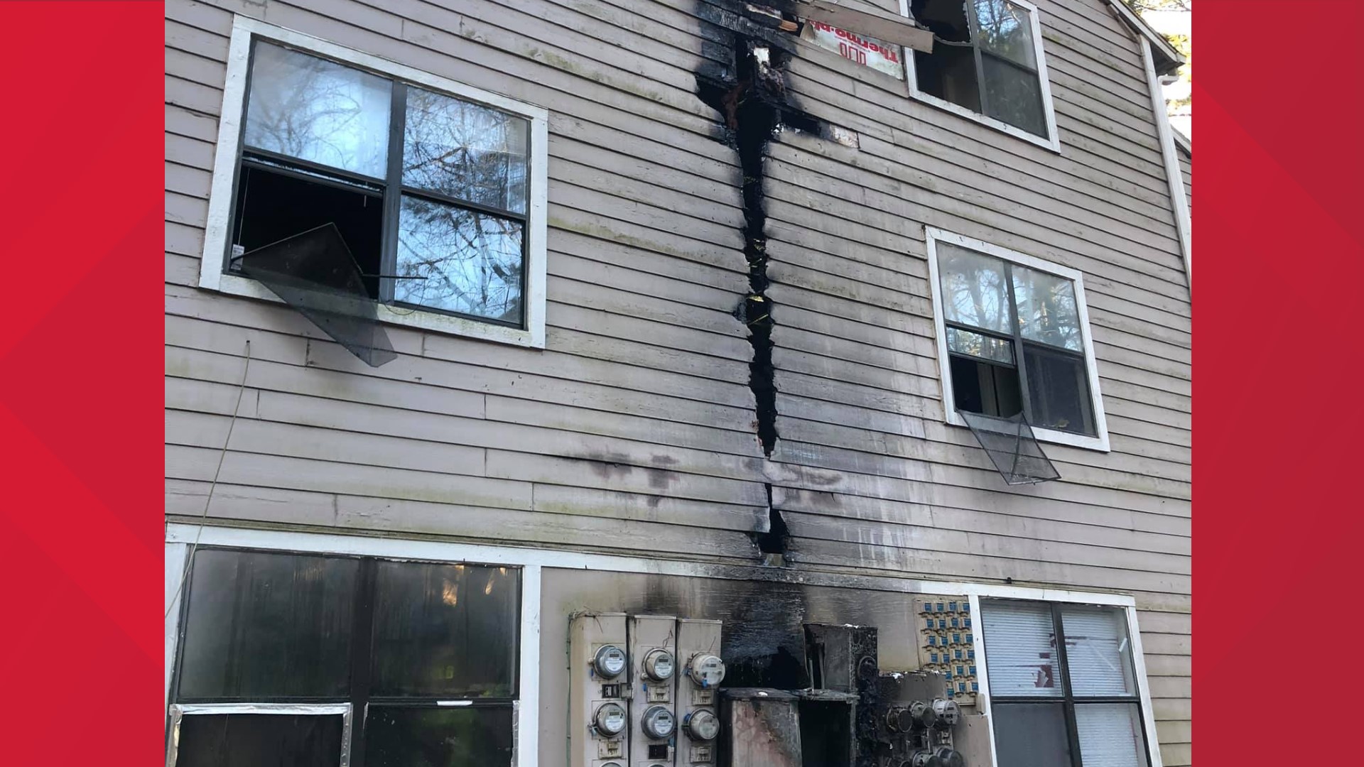 DeKalb fire at Wood Terrace Apartments forces 21unit evacuation