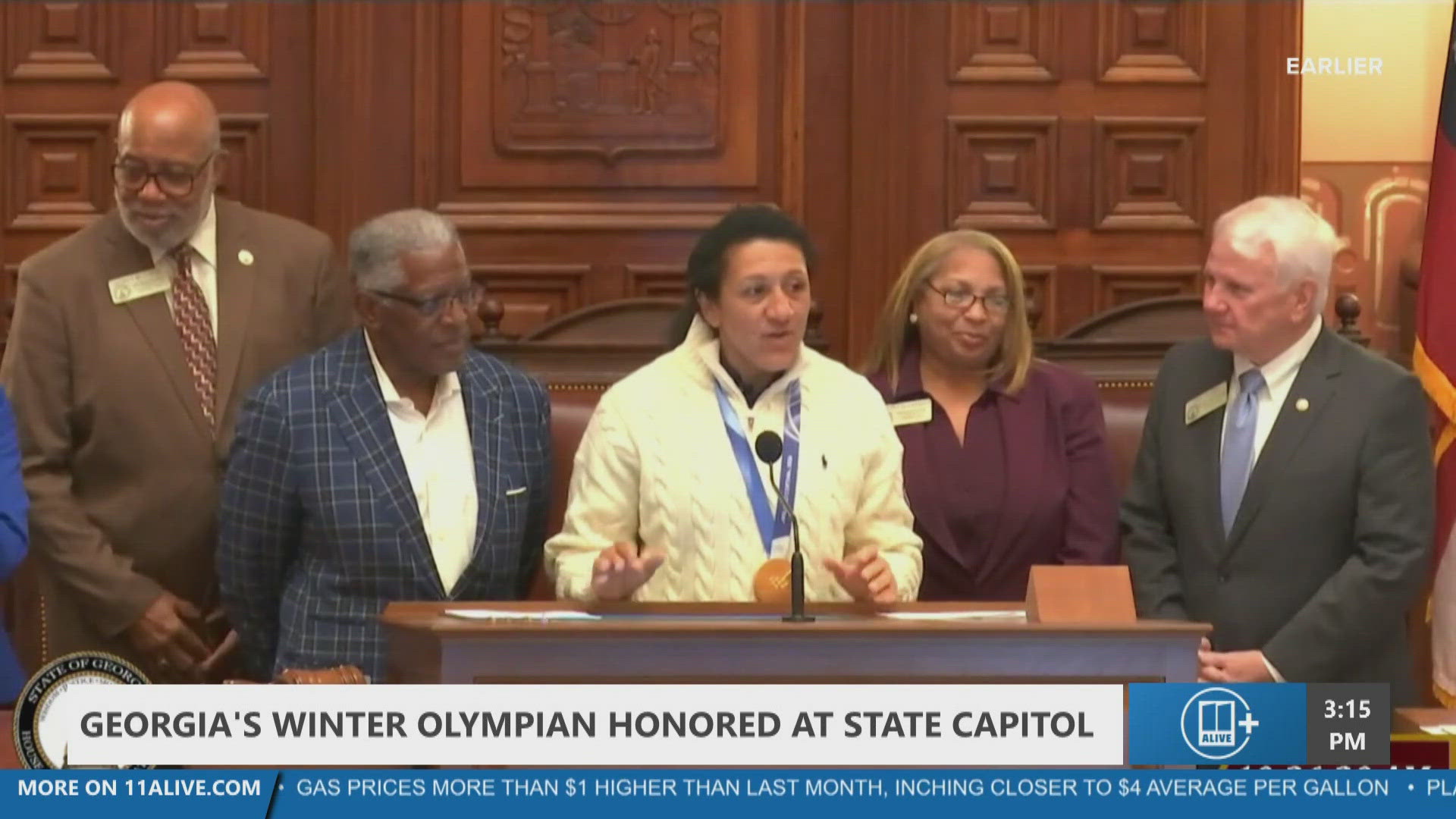 Elana Meyers Taylor honored by Georgia lawmakers | 11alive.com