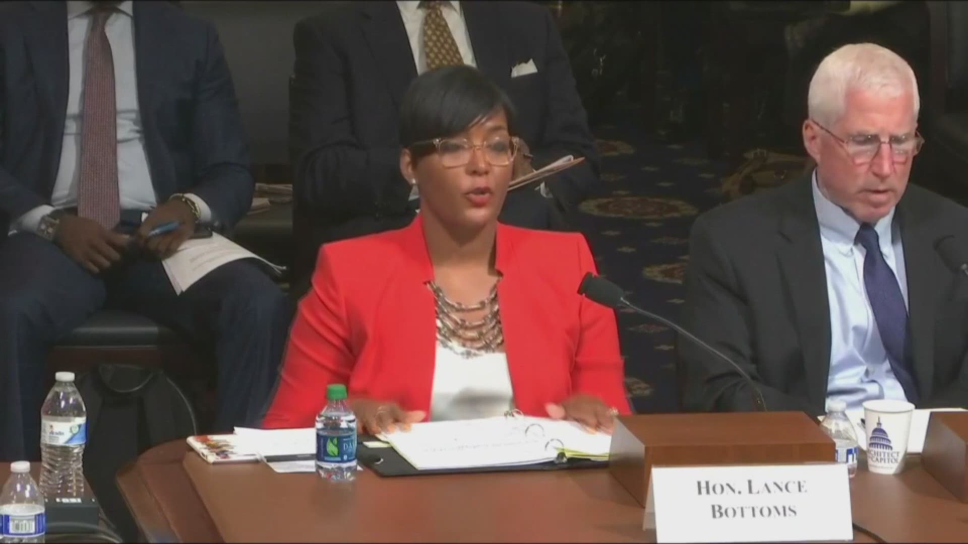 Atlanta Mayor Keisha Lance Bottoms testified about the 2018 Atlanta cyberattack before the House Committee on Cybersecurity in Washington on Tuesday afternoon.