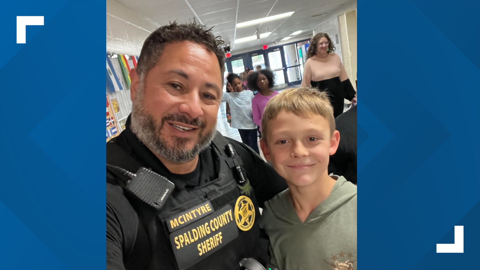 Flags ordered halfstaff Spalding Co. deputy Marc McIntyre