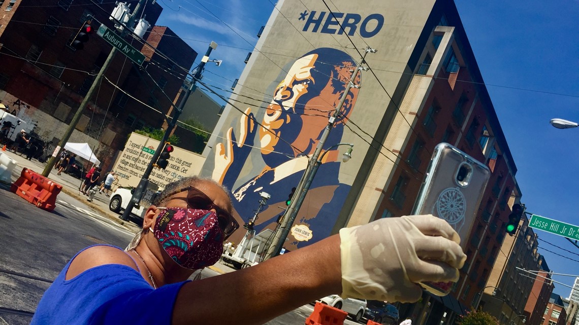 John Lewis memorialized at Sweet Auburn mural in Atlanta