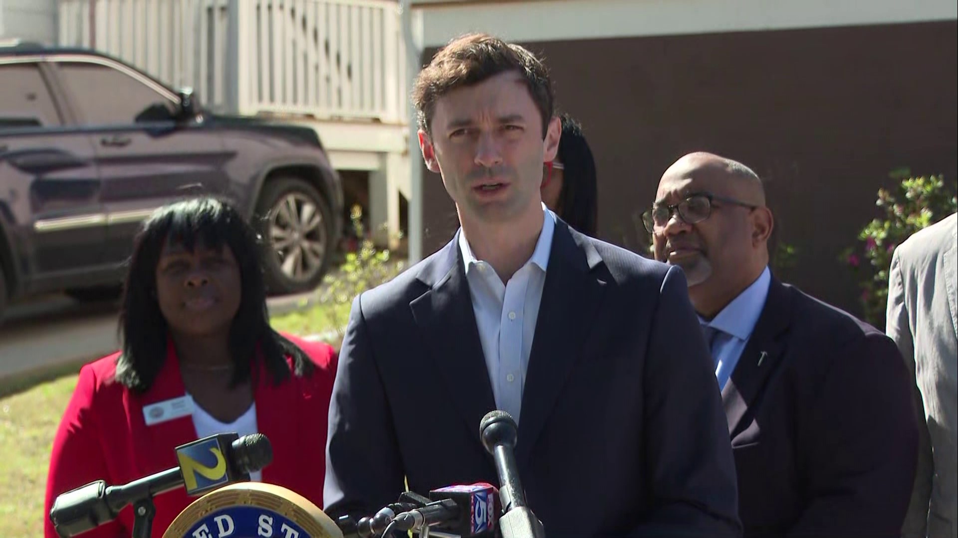 ​Ossoff made the remarks about the mail delays at a news conference about affordable housing on Friday.