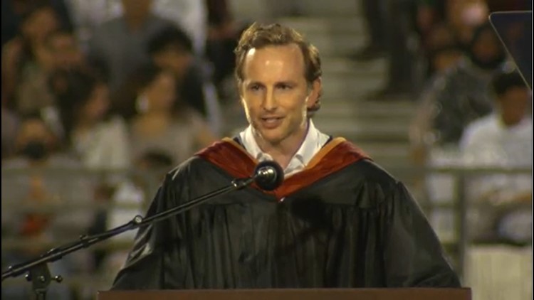 Airbnb co-founder gifts Brookwood High School graduates with stock in company