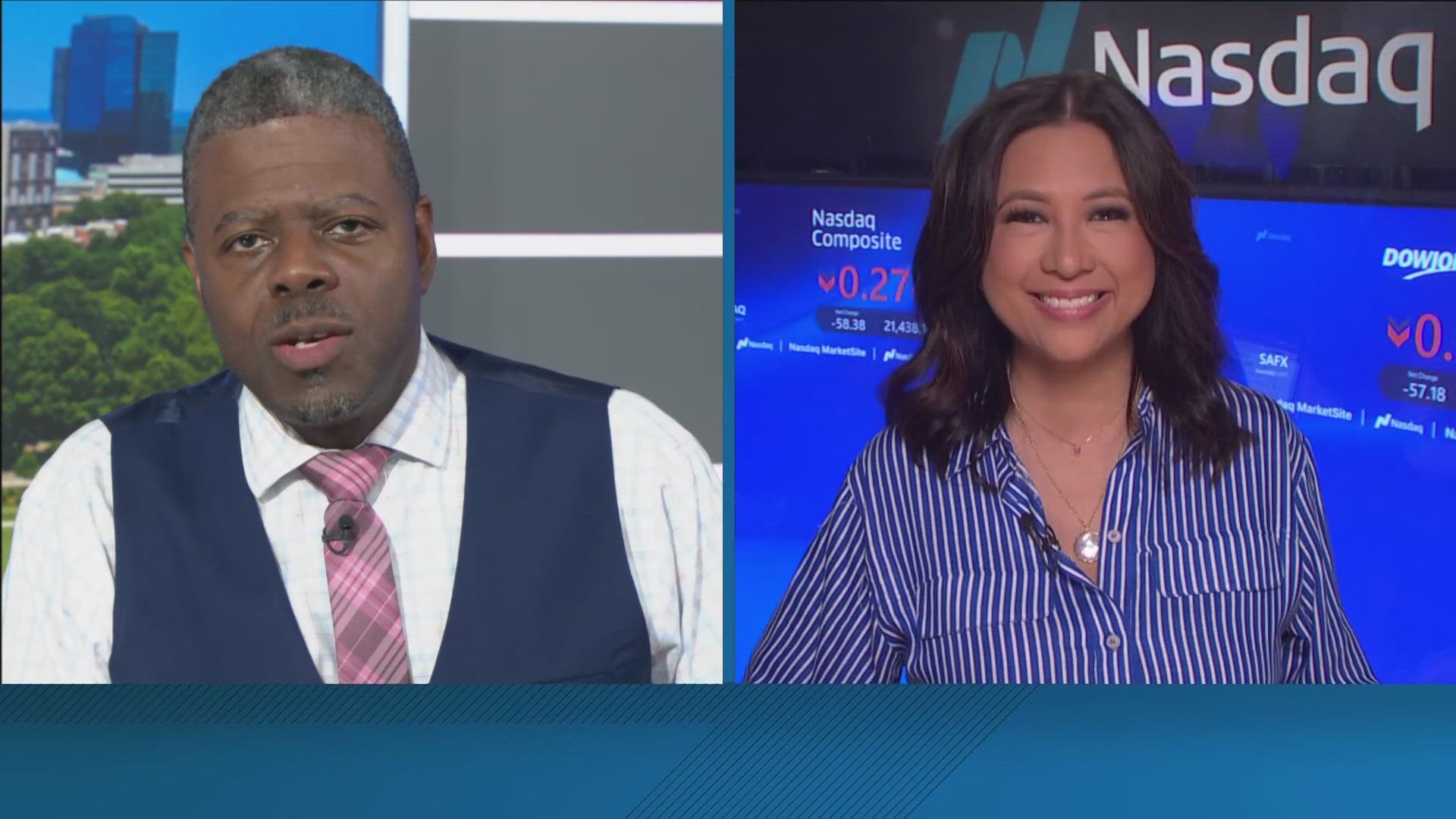 CNN Money Matters correspondent Maribel Aber covers financial trends and market insights in this live segment from NASDAQ.