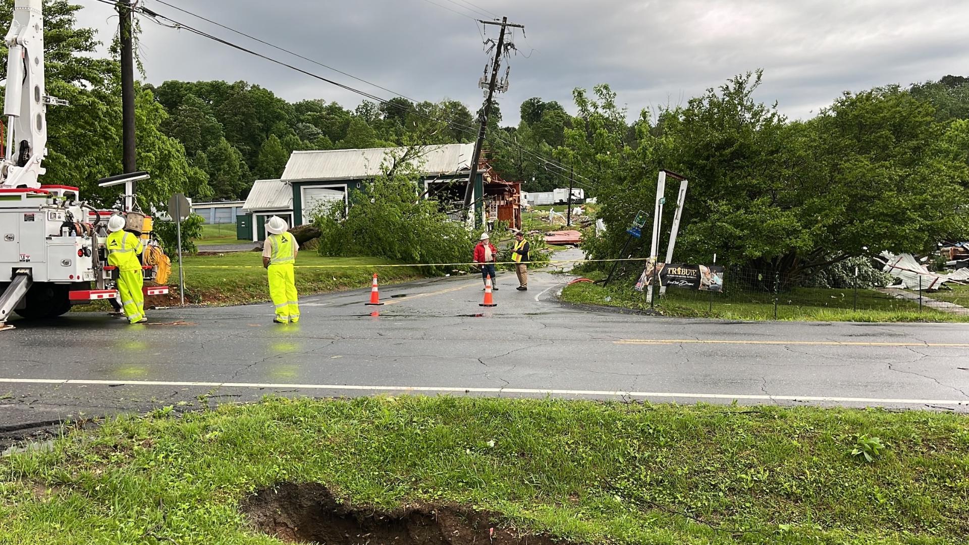 Ellijay, Gilmer County tornado damage video | 11alive.com