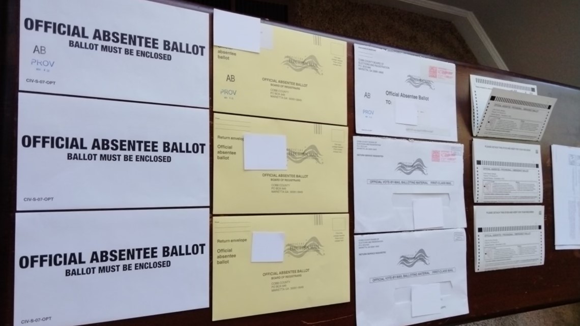 Multiple absentee ballots received in Cobb County What to do