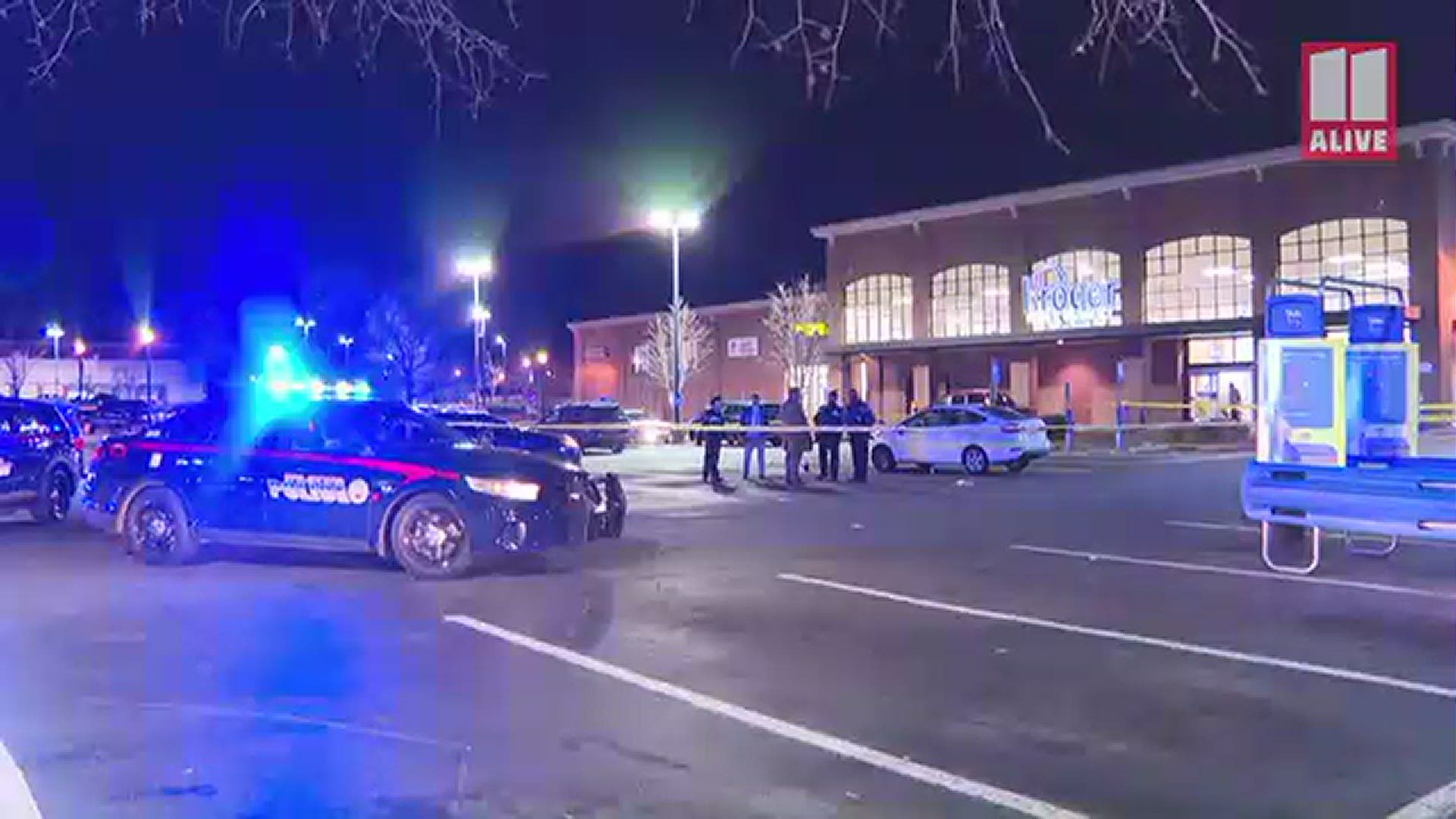 11Alive sent a crew to the scene, where police were in parking lot investigating the situation.