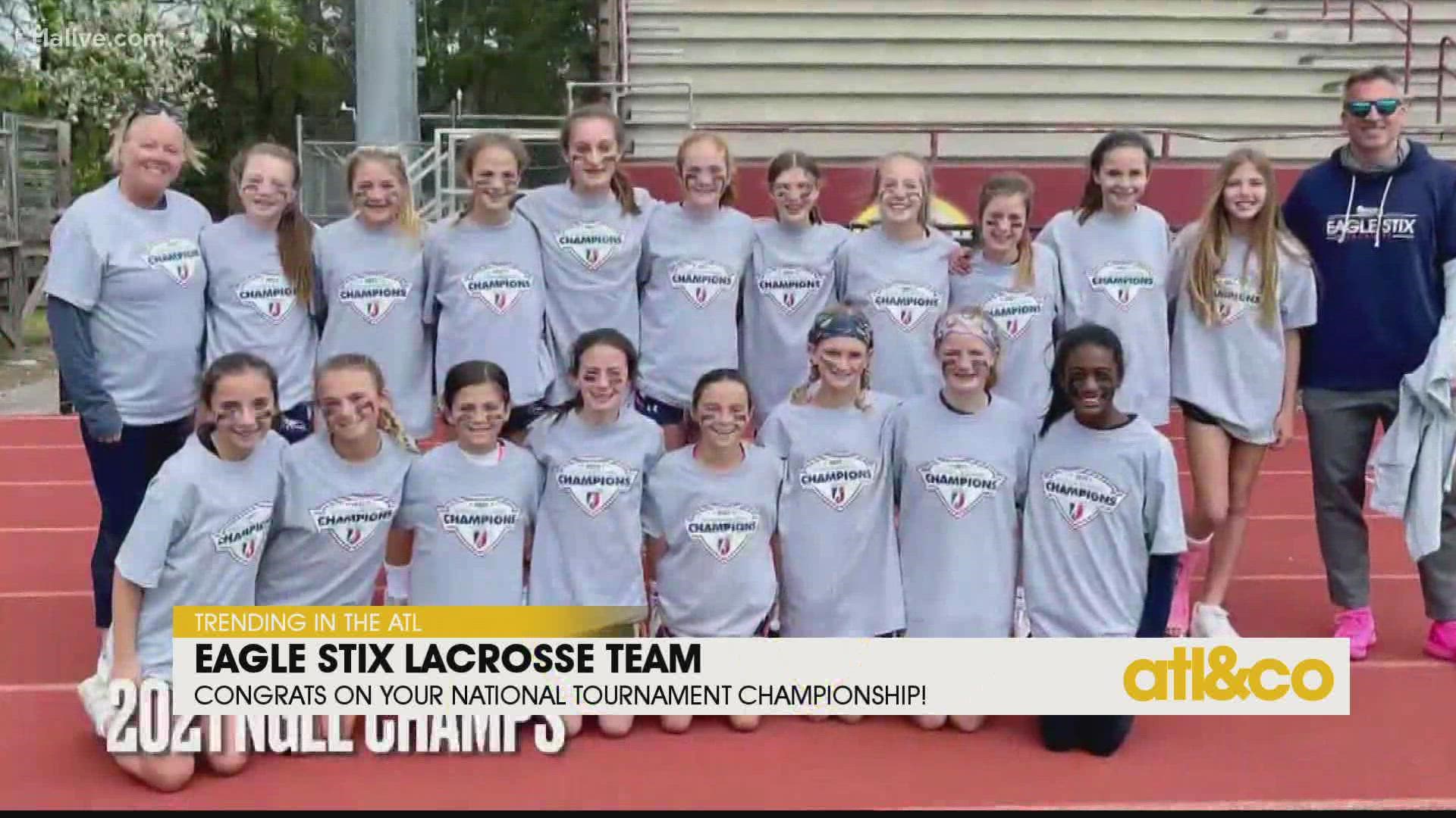 Go Eagle Stix! This local 7th grade lacrosse team just beat the #1 and #2 teams in the nation.