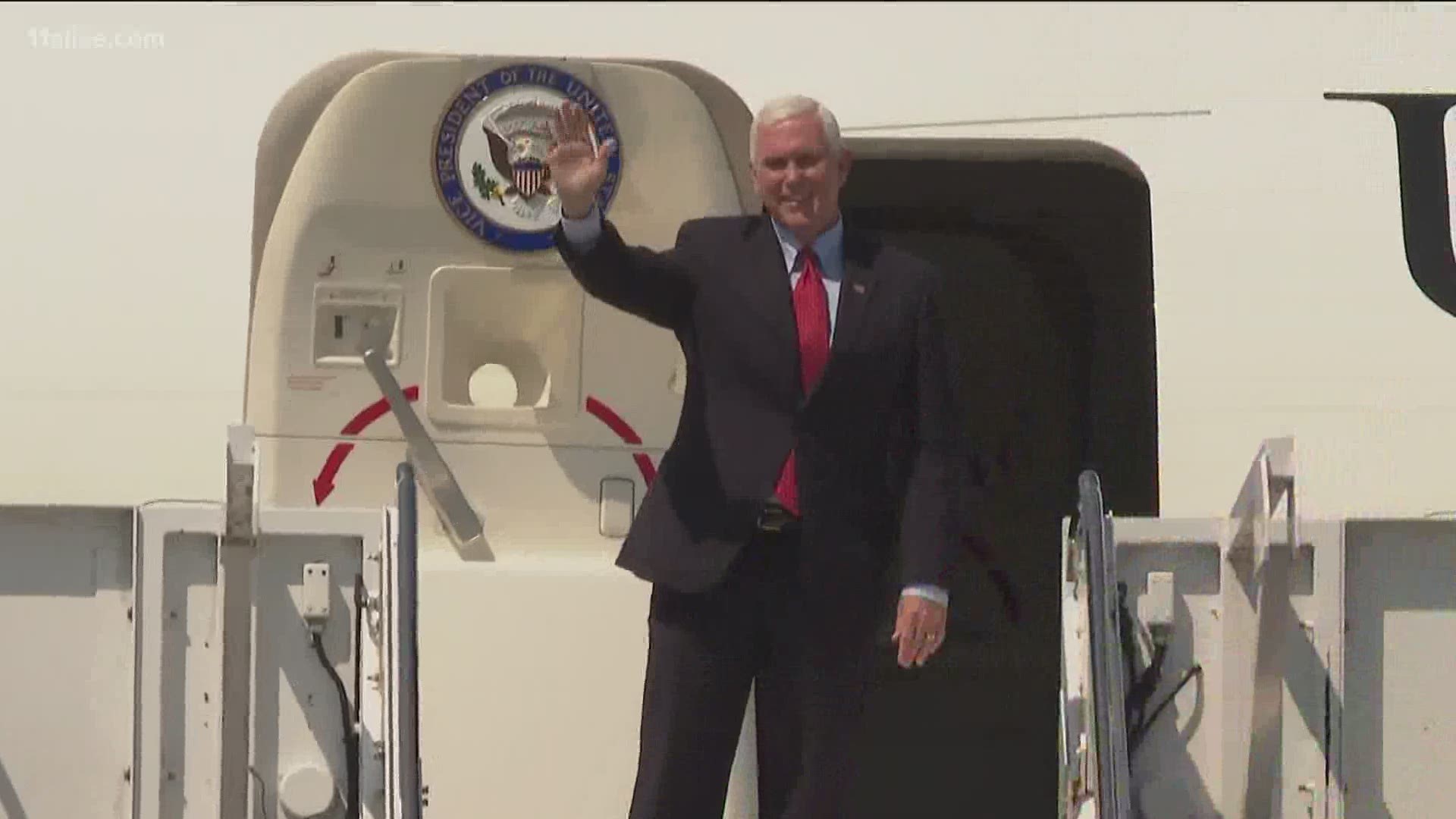 Afterward, Pence will lead a conversation with small business owners on reopening the economy and leave Georgia sometime tomorrow evening.
