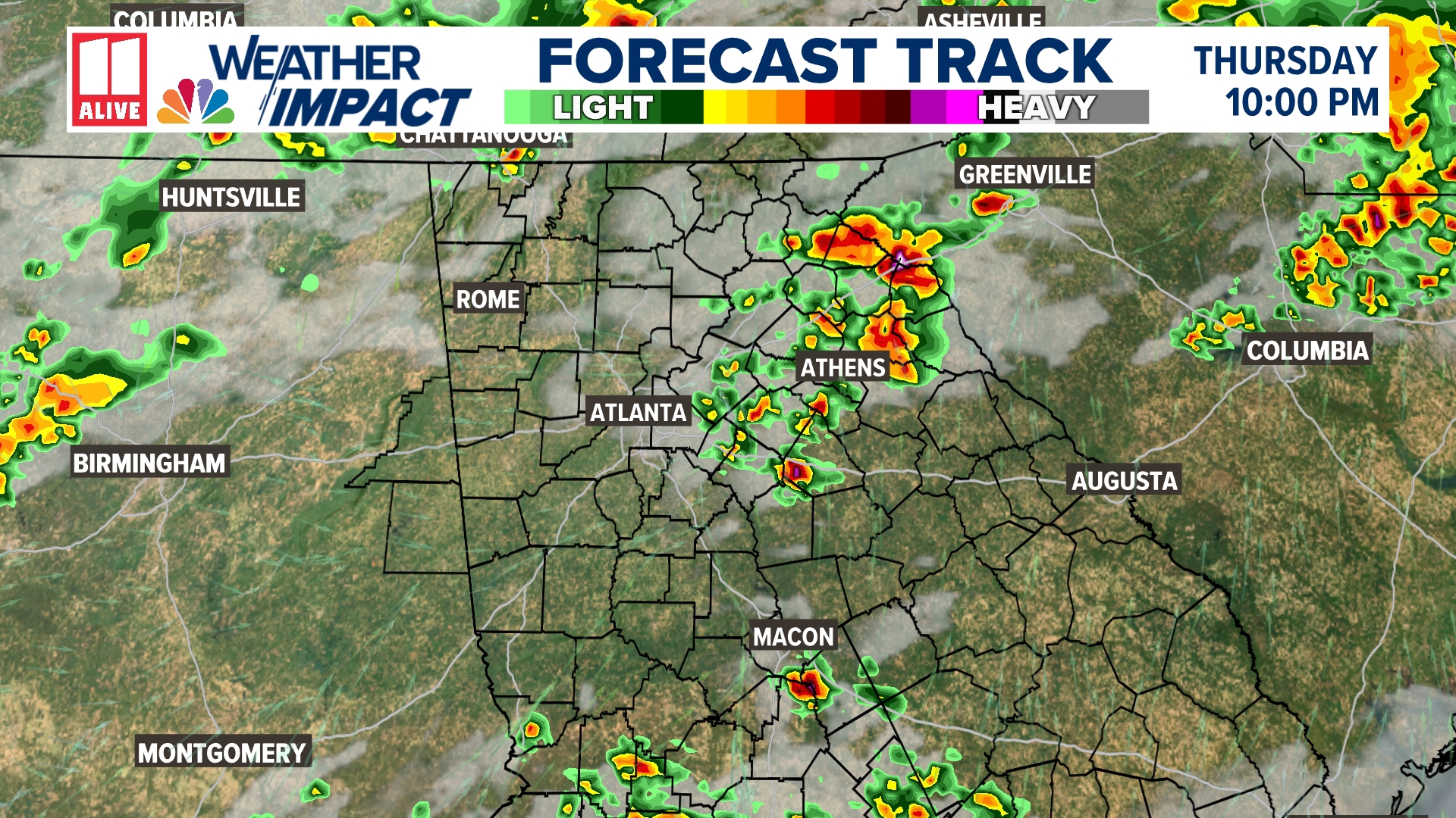 Atlanta weather today | Storms on the way | 11Alive Weather Impact ...