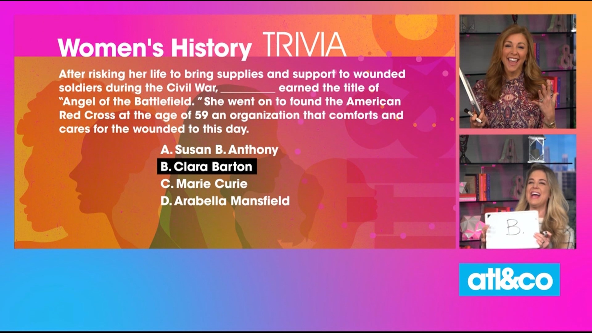 Play along in our fun fact-filled game of Women's History with fierce, trailblazing women from all eras.