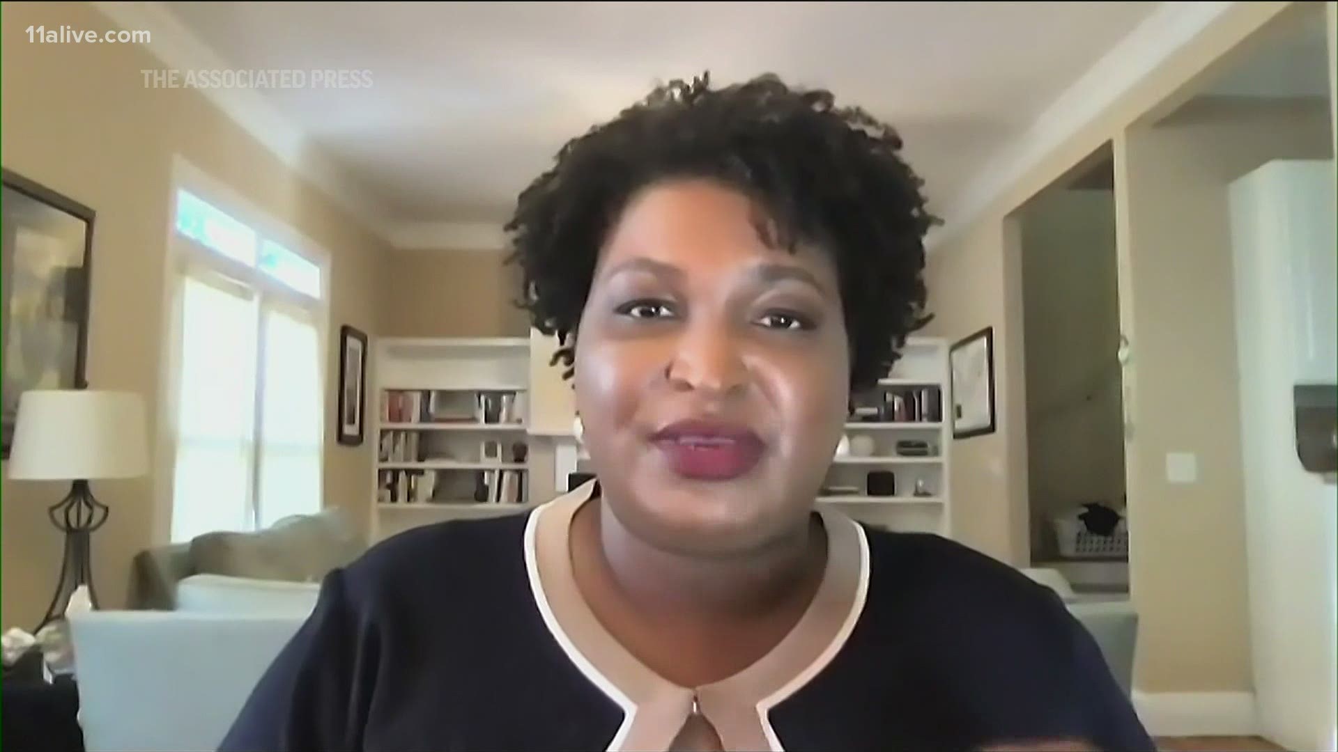 Many people credit Stacey Abrams with getting Georgians registered to vote - to the point of naming a day after her. But she's directing the credit elsewhere.