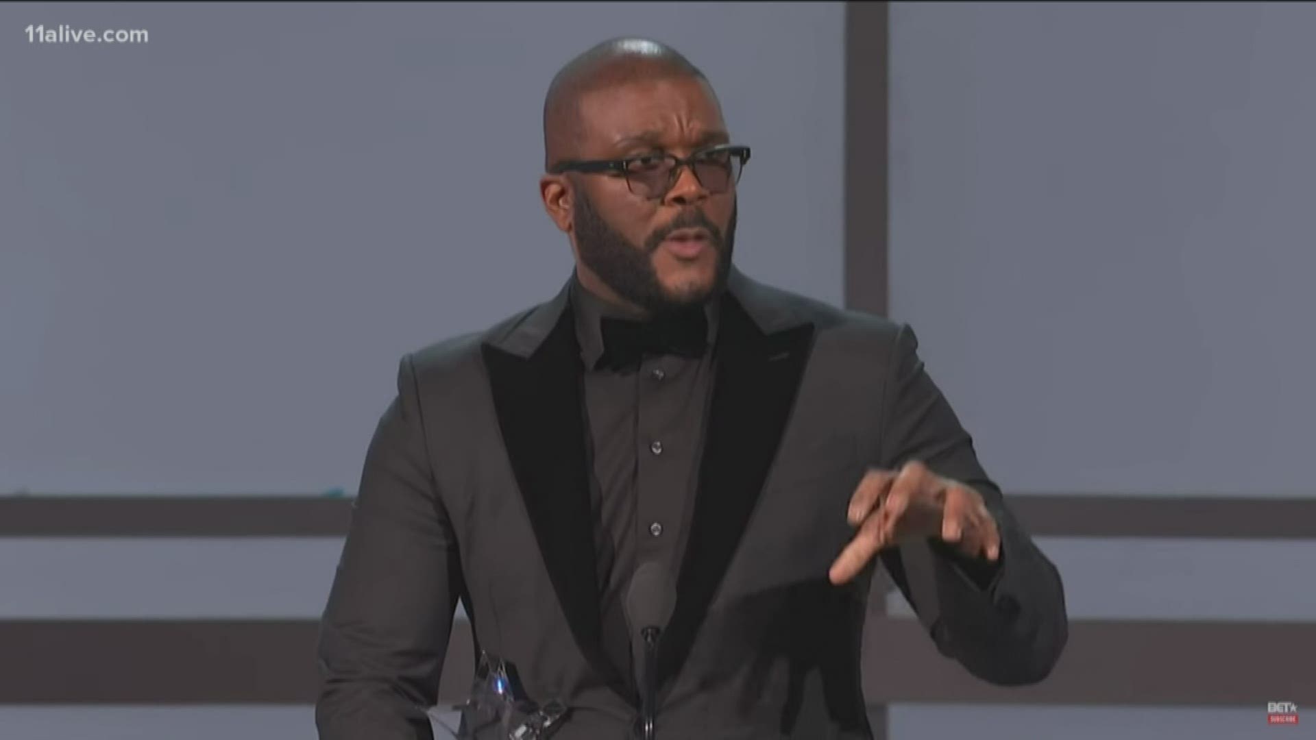 Tyler Perry won the Icon Award. Some loved his speech, others did not.