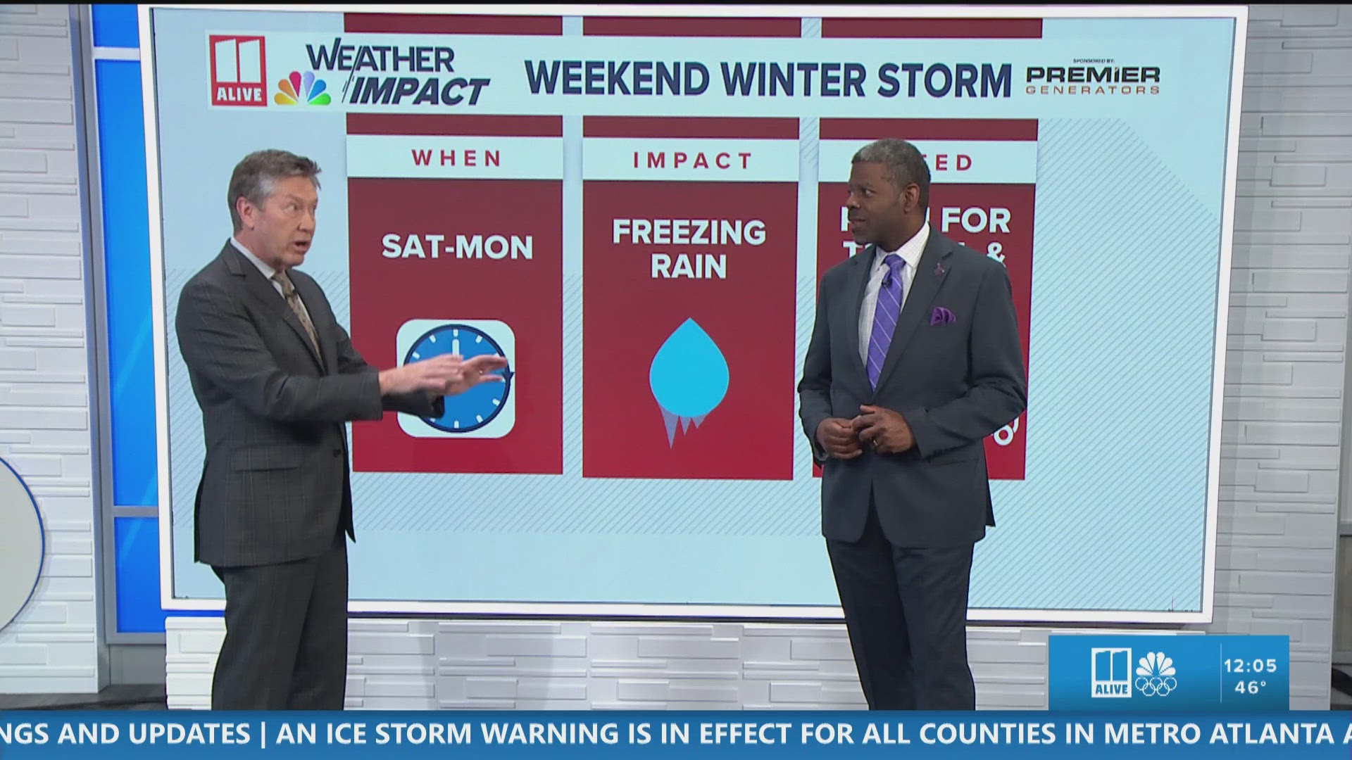 Winter storm update with Chris Holcomb and Chesley McNeil | 11alive.com
