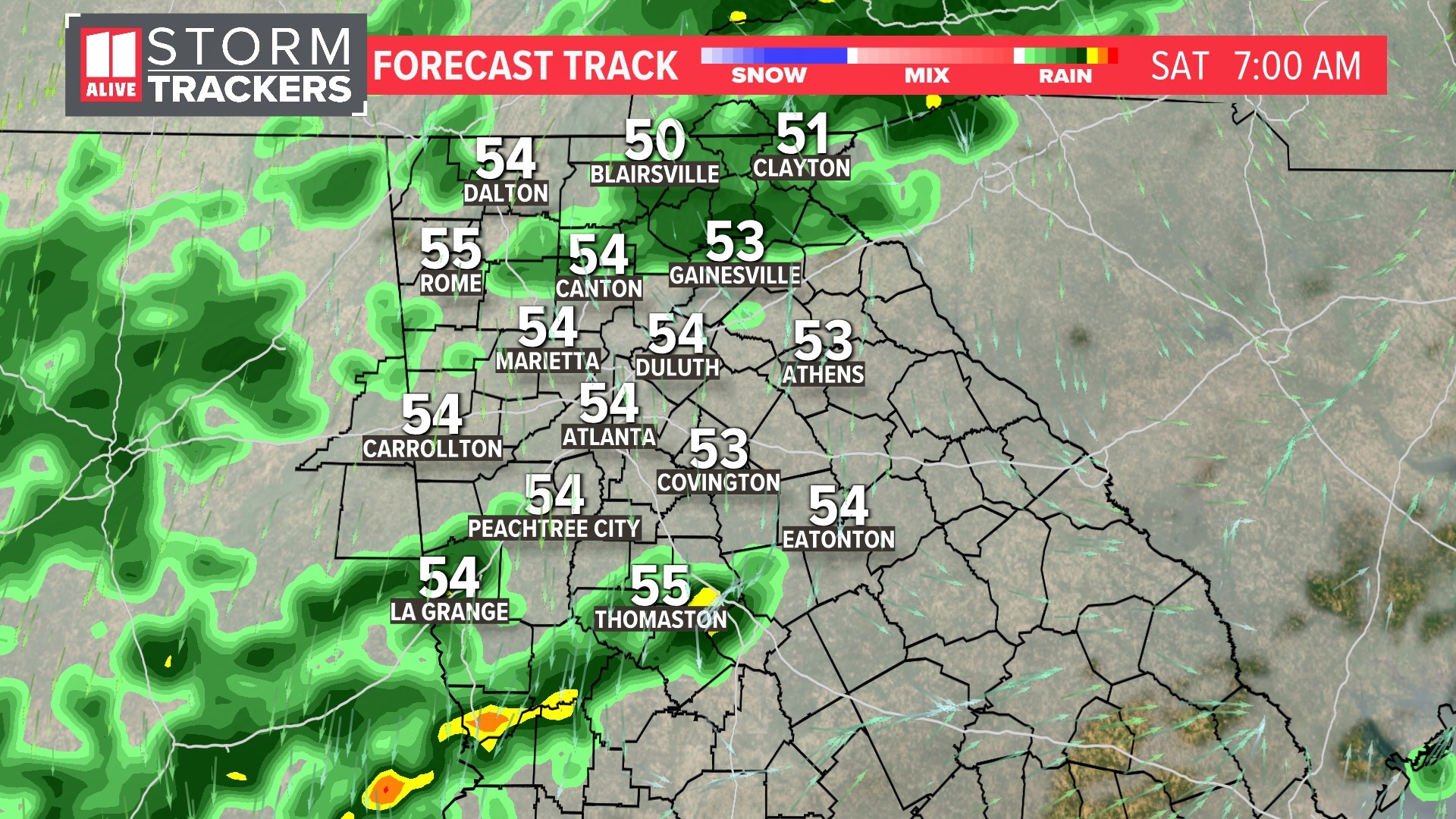 Atlanta Raining Rain returns to Atlanta for fifth straight Friday | 11alive.com