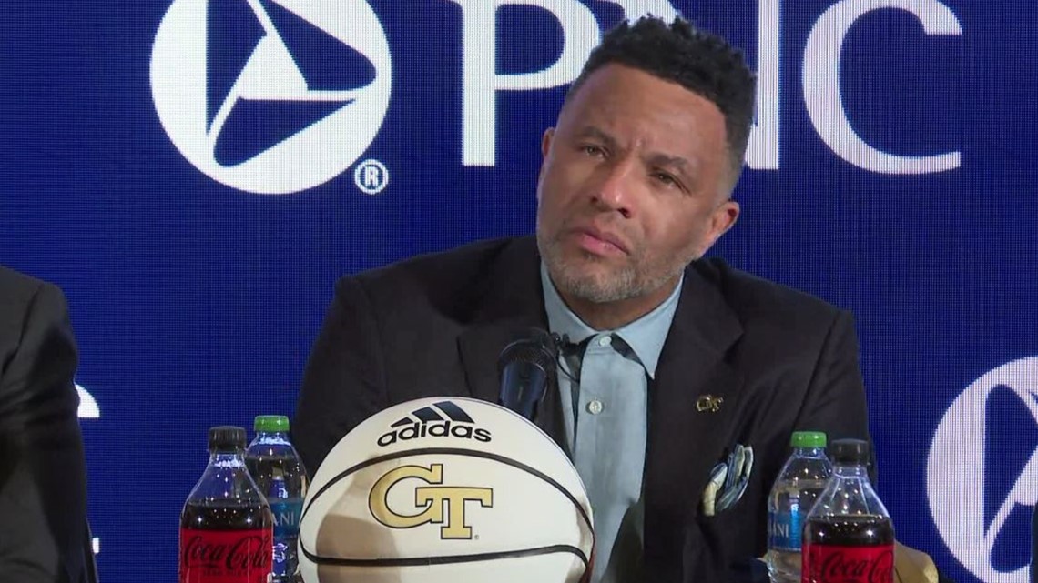 Damon Stoudamire overcome by emotion as he takes over at Georgia Tech 