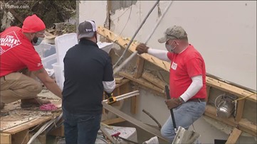 Home Depot pitches in to help Coweta County tornado victims