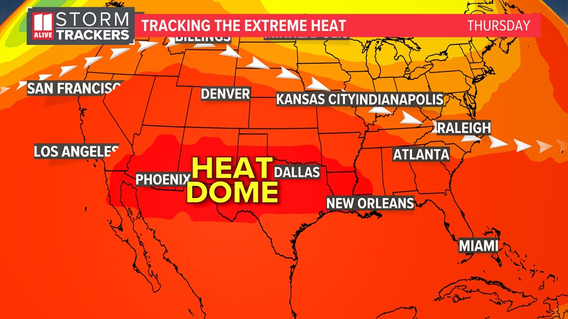 weather forecast Summer heat