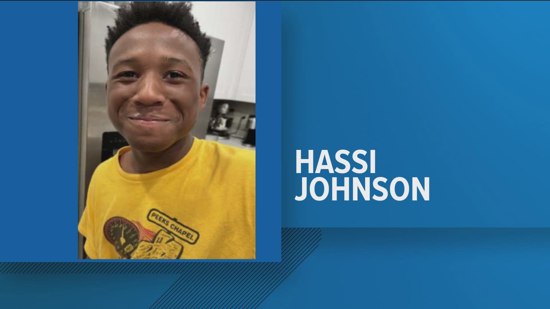 The sheriff's office put out a missing persons notice for Hassi Johnson.