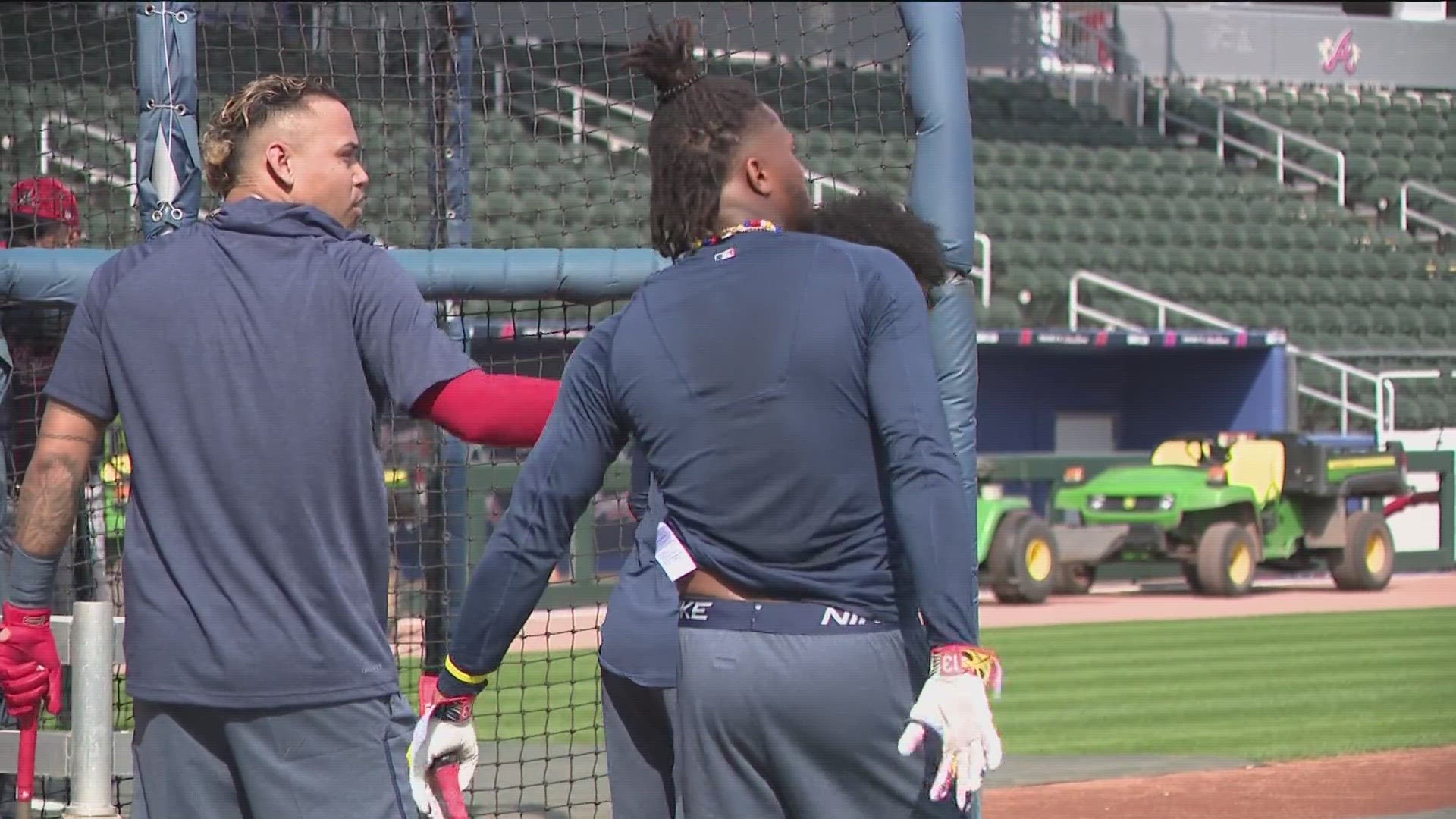 Despite the deadline to report not until Monday, most Braves position players are down in Florida already getting their work in -- making Brian Snitker very happy.